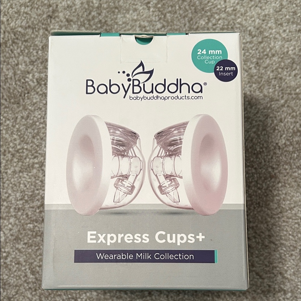 BabyBuddha Express Cups+ Wearable Milk Collection - White